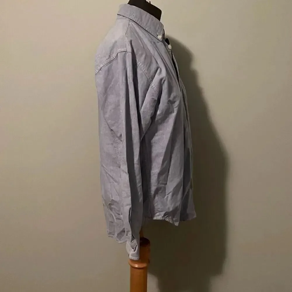 GAP Kid’s Blue Long Sleeve Authentic Oxford Button Down Shirt